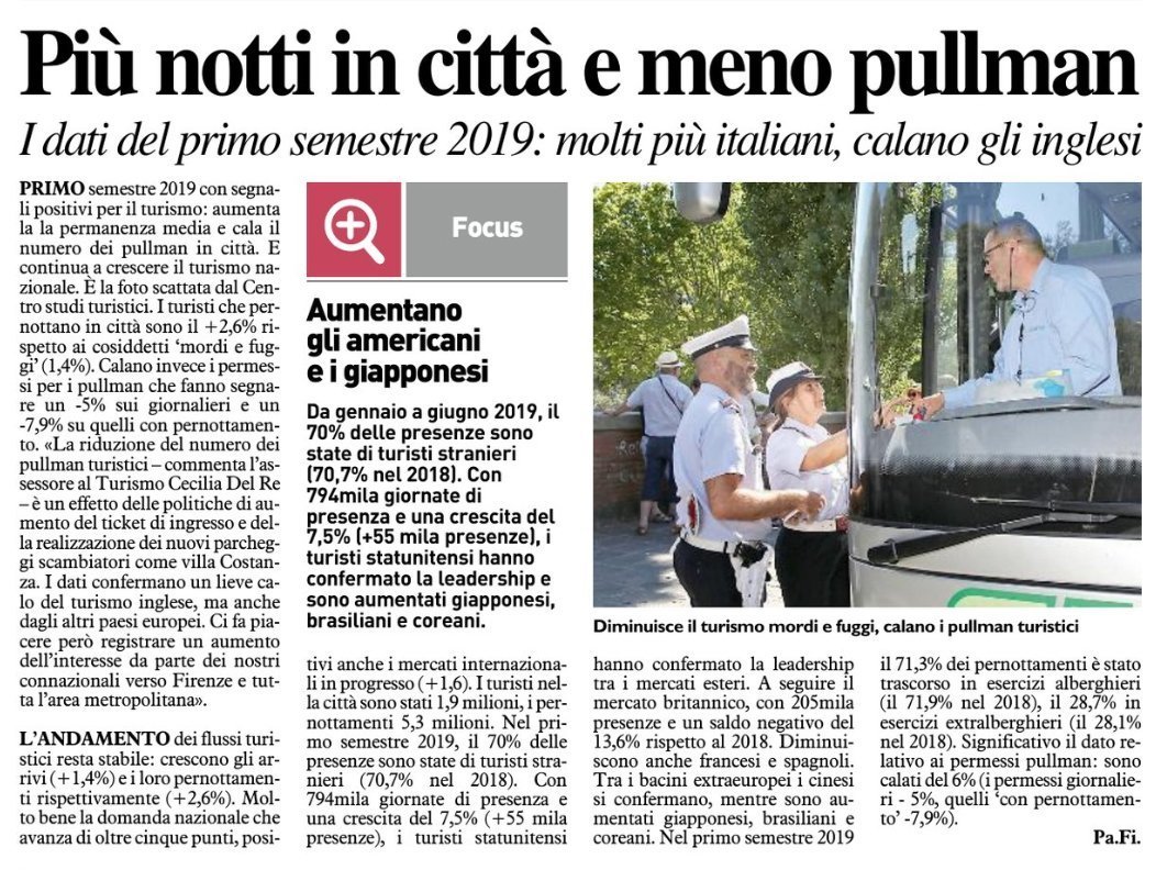Più notti in città e meno pullman | La Nazione Firenze