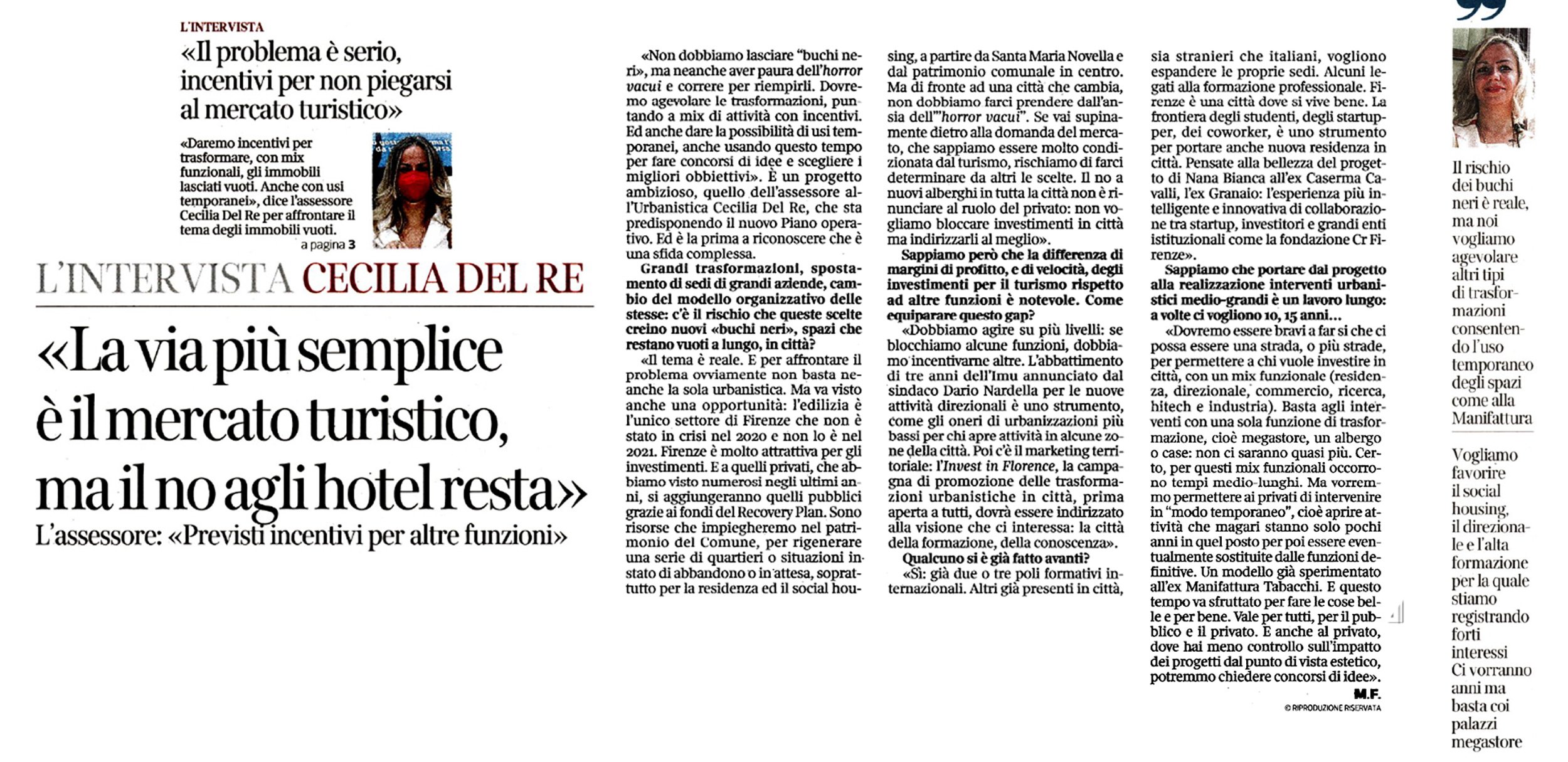Il problema è serio, inventivi per non piegarsi al mercato turistico  | Corriere Fiorentino
